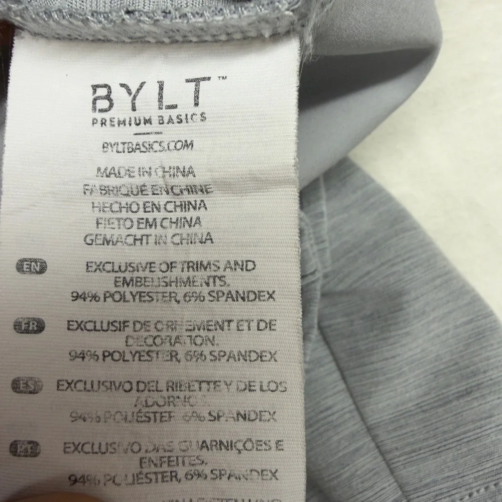 BYLT Kinetic Shorts Mens 32 Grey Chino 7